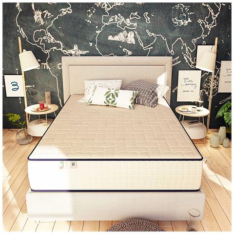 Materasso Singolo In Memory Con Micro Molle Hybrid Sport Fluttuo Misura 90x200 Cm H25 Cm - Foto 2