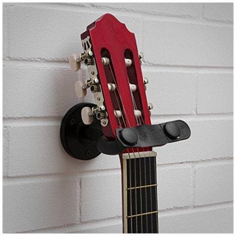 Appendiabiti A Parete Chitarra (confezione Da 3) Con Cinghia Di Fissaggio Opzionale - Foto 4