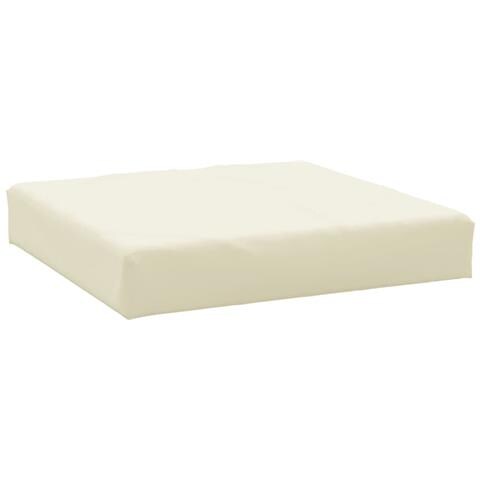 Cuscino per Pallet Crema 60x60x6 cm in Tessuto - Foto 1