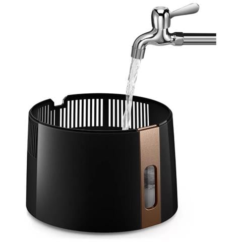 Hu3918/10 Umidificatore, 25 W, Capacità Serbatoio Acqua 3 L, Adatto Per Ambienti Fino A 45 M², Evaporazione Nanocloud, Capacità Di Umidificazione 300 Ml / h, Nero - Foto 21