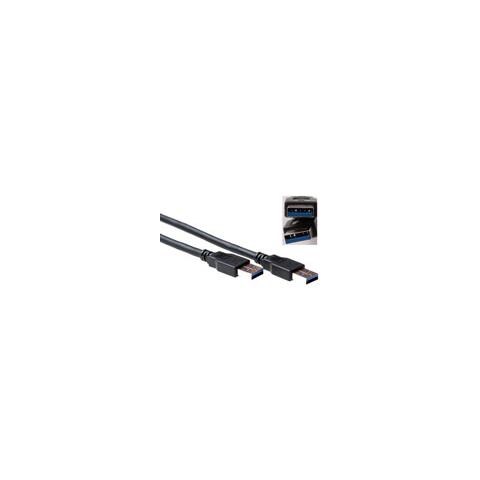 USB 3.0 connectioncable USB A male - USB A maleUSB 3.0 connectioncable USB A male - USB A male - Foto 1