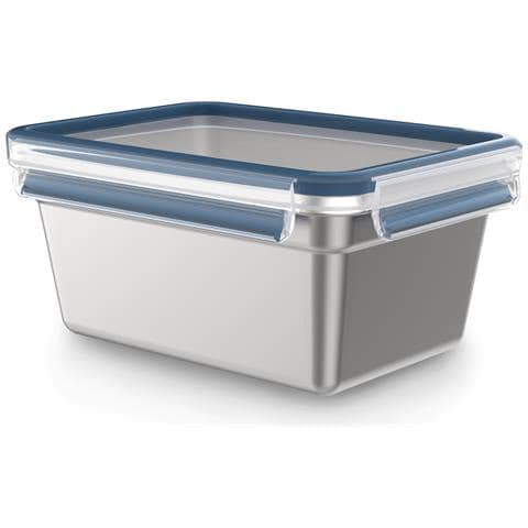 CLIP & CLOSE N11506 Rettangolare Scatola 2 L Acciaio inox 1 pz - Foto 1