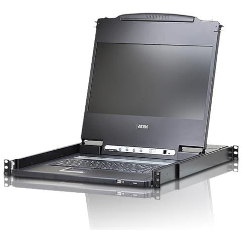 CL6700MW switch per keyboard-video-mouse (kvm) Montaggio rack Nero - Foto 1