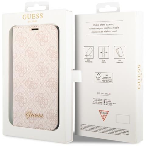 Pc /tpu 4g Metal Camera Outline Book Case Fr Apple Iphone 14 - Pink (gubkp14shg4shp) - Foto 3