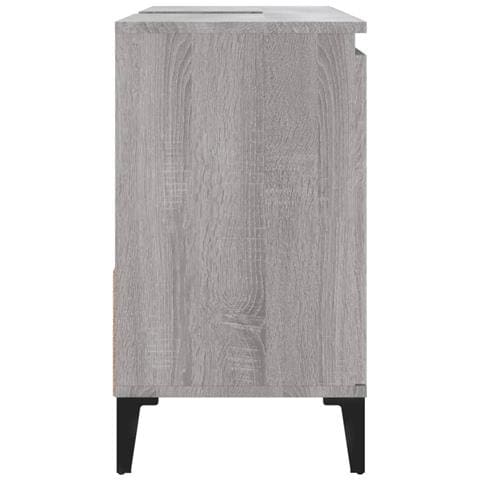 Armadietto Bagno Grigio Sonoma 65x33x60 Cm In Legno Multistrato - Foto 10