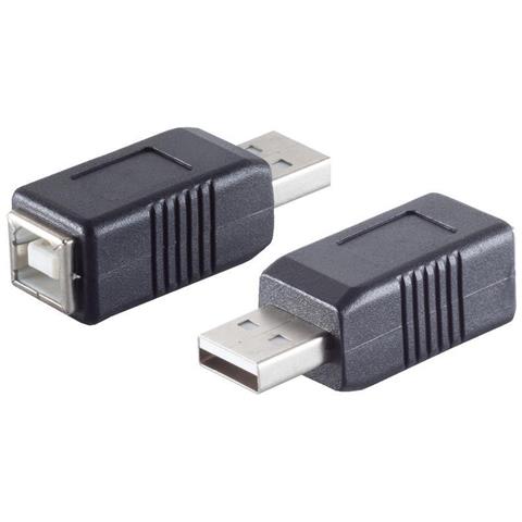 Basic-s Adattatore Usb Spina Usb-a - Attacco Usb-b, In Sacchetto Di Plastica Con Euro (bs77046) - Foto 2
