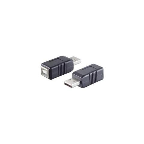 Basic-s Adattatore Usb Spina Usb-a - Attacco Usb-b, In Sacchetto Di Plastica Con Euro (bs77046) - Foto 1
