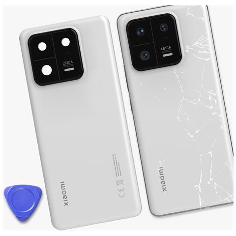 Vetro Posteriore 13 Pro Originale Service Pack, Bianco - Foto 2