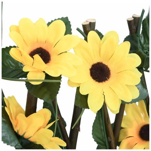 Traliccio Edera Artificiale Espandibile Giallo 180x20 Cm - Foto 2