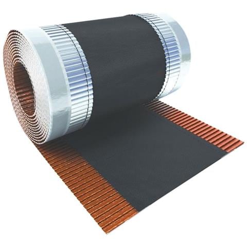 Banda Autoadesiva Sottocolmo 'ondulair Adhesive' H. 390 Mm X 5 Mt. - Colore Terracotta (ral8004) - Foto 1