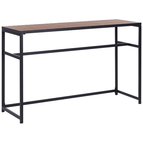 Tavolo Da Bar Da Giardino Avetrana 150 Cm 50 Cm Nero - Foto 2