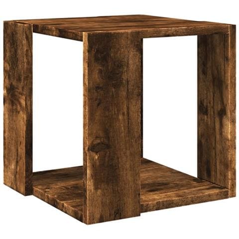 Tavolino Da Salotto Rovere Fumo 32x32x30 Cm Legno Multistrato - Foto 2