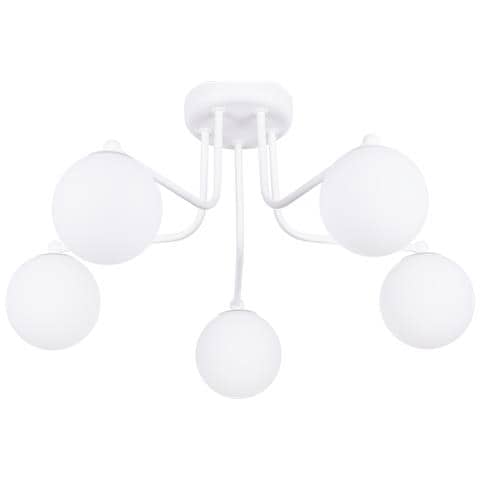 Lampadario Astral 5 Bianco Sl. 1660 - Minimalista Lampadario Bianco 29x58x64 Cm - Foto 1