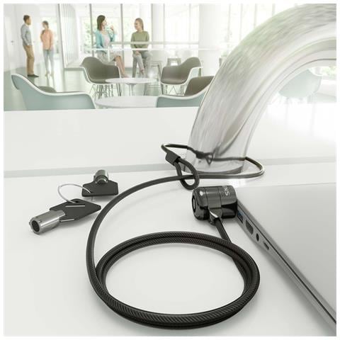 ASLK-D40K04-BK cavo di sicurezza Nero 1,5 m - Foto 2