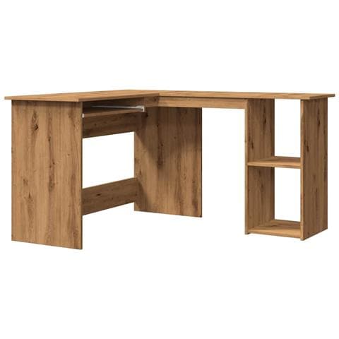 Scrivania Angolo Artigianale 120x140x75 Cm Legno Multistrato - Foto 1