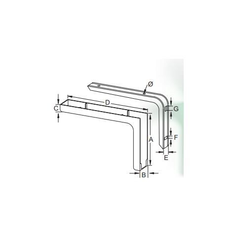 Bolis Italia - Reggimensola Leonardo Cm.12 Argento Con Viti - Foto 2