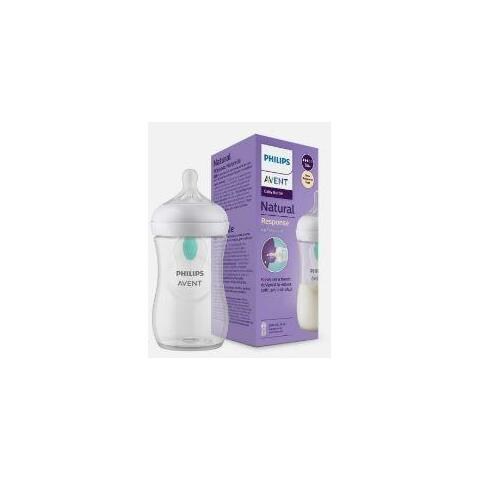 Avent Biberon Natural 3.0 Plast.Elefante Airfree 260Ml 1M+ - Foto 1