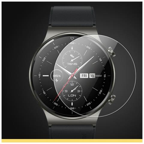 Pellicola Protettiva In Vetro Temperato Per Smartwatch, Confezione Da 2 Edizione Alla Moda Huawei Gt2 Pro - Foto 4