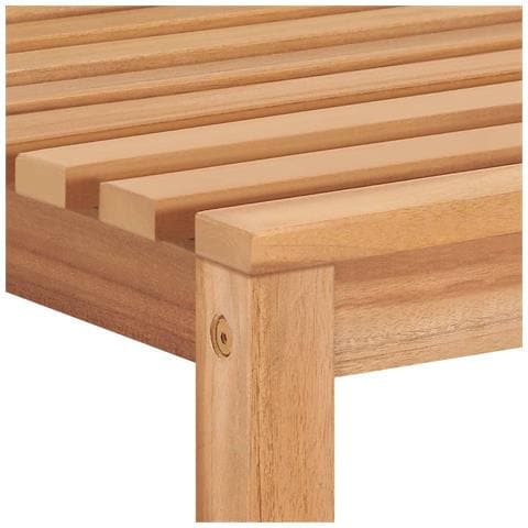 Set da Pranzo per Esterni 7 pz in Legno Massello di Teak - Foto 9