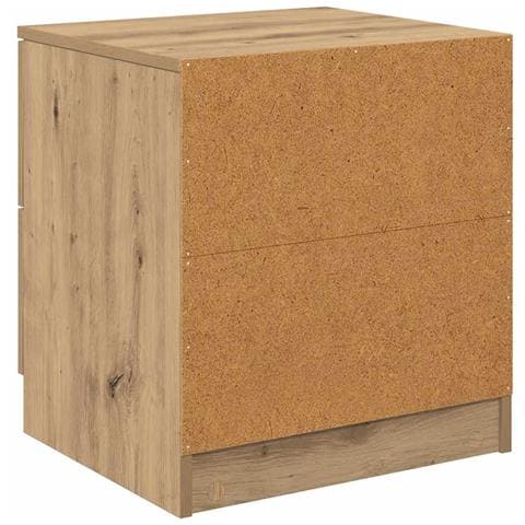 Armadio da Notte 2 pcs rovere artigianale 45 x 39 x 50 cm - Foto 9