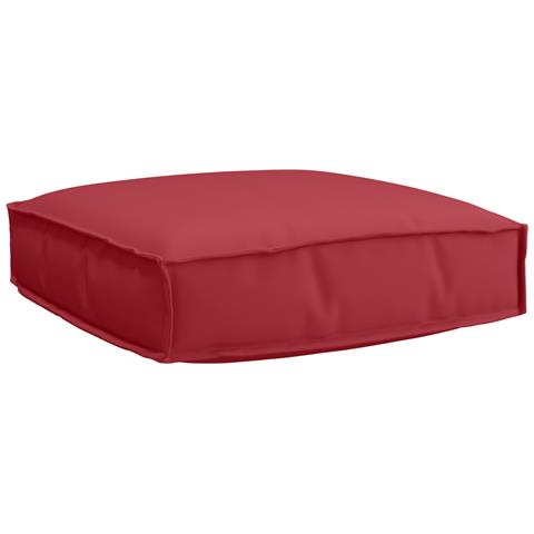 Cuscino per seduta pallet Rosso Vino 60 x 60 x 12 cm - Foto 1