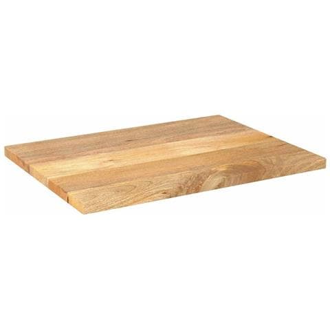 Piano per Tavolo 90x60x3,8 cm Rettangolare Legno Massello Mango - Foto 2