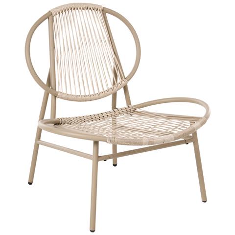Sedia Da Giardino Ovaro Beige - Foto 2