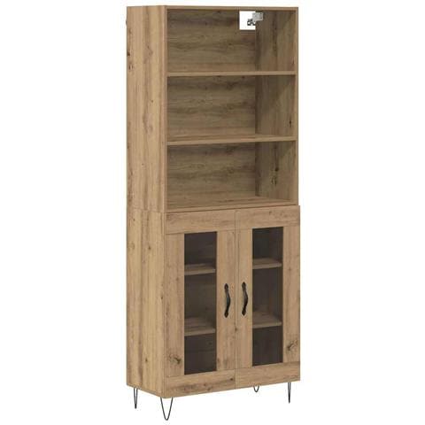 Credenza Rovere artigianale 69,5 x 34 x 180 cm - Foto 1