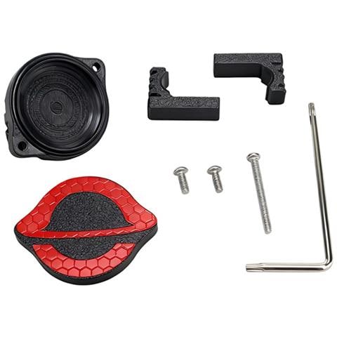 Supporto Per Airtag Per Sella Bici Con Riflettore E Vite, Custodia Protettiva Nascosta Antifurto, Compatibile Con Airtag Red - Foto 1