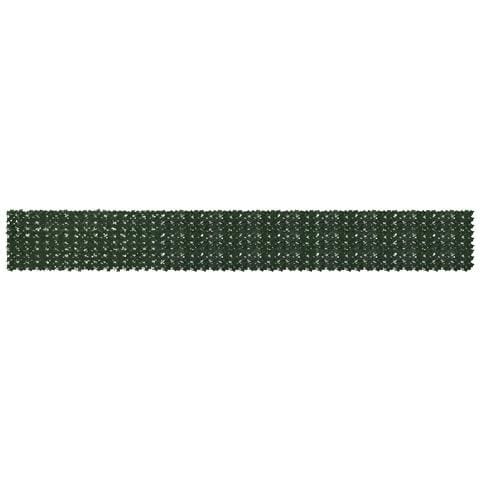 Schermo per balcone con foglie Verde Scuro 600 x 75 cm - Foto 1