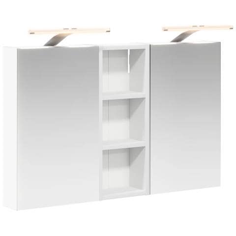 Set di Armadi da Bagno con lo scaffale 3 pcs 80 x 10,5 x 50 cm - Foto 1