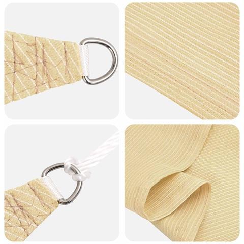 Telo Ombra Beige 2 x 6 m HDPE - Foto 2