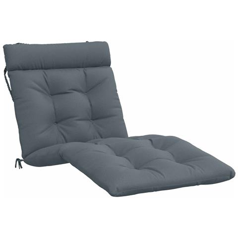 Cuscino per Lettino VIANEN 100% Poliestere Blu 200 x 90 x 8 cm - Foto 1