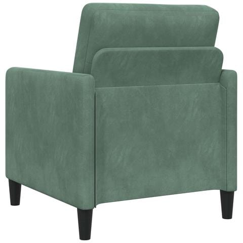 Set di Divani con Storage 2 pz Verde Mare Poliestere - Foto 9