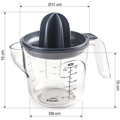 67134 - Spremiagrumi manuale, estrattore di succo, con caraffa dosatrice rimovibile - Foto 3