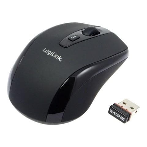 Mouse Wireless Optical Mini Mouse, 2,4GHz, black (ID0031) - Foto 1