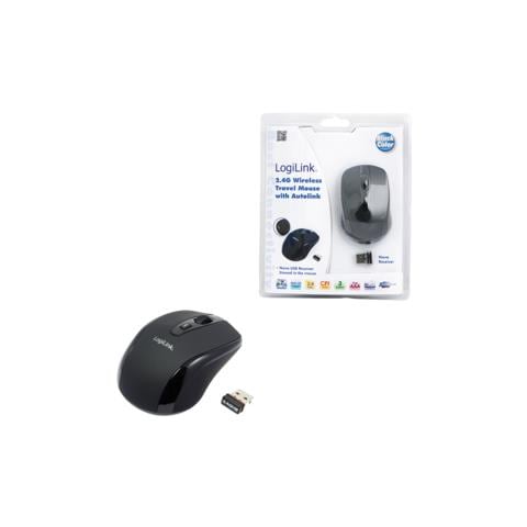 Mouse Wireless Optical Mini Mouse, 2,4GHz, black (ID0031) - Foto 5