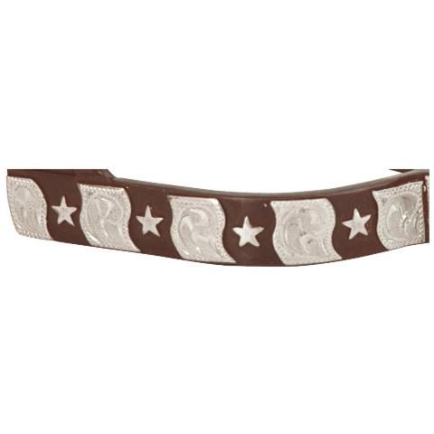 Speroni western in ferro con decorazioni argentate a forma di stella - Foto 1