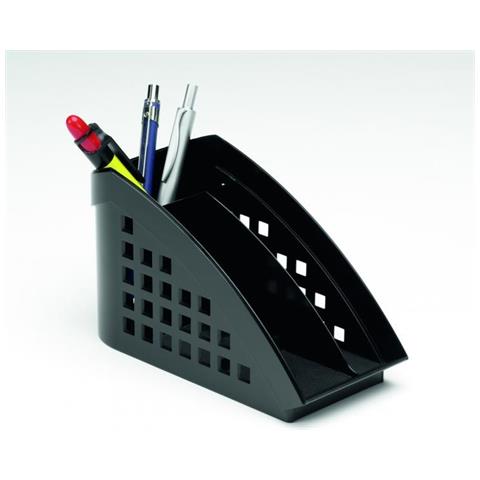 Portaoggetti Da Scrivania Trend. Colore Nero - Foto 1