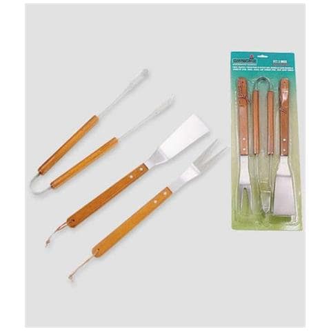 Set Barbecue Cm40 3pz. acc. inox-3430 - Foto 1