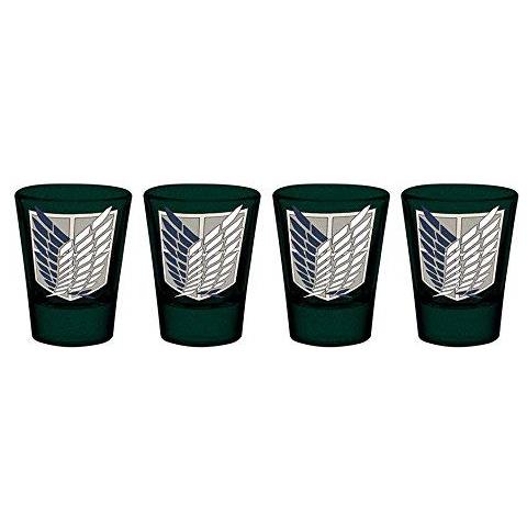 Attack On Titan - Symbols (set 4 Bicchieri Piccoli)  - Foto 1