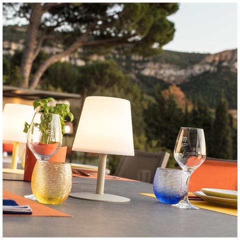 Lampada ricaricabile STANDY Crema - Foto 3