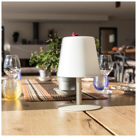 Lampada ricaricabile STANDY Crema - Foto 2