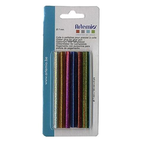 6 Ricarica Per Pistola Di Colla 7 Millimetri - Glitter - Foto 2