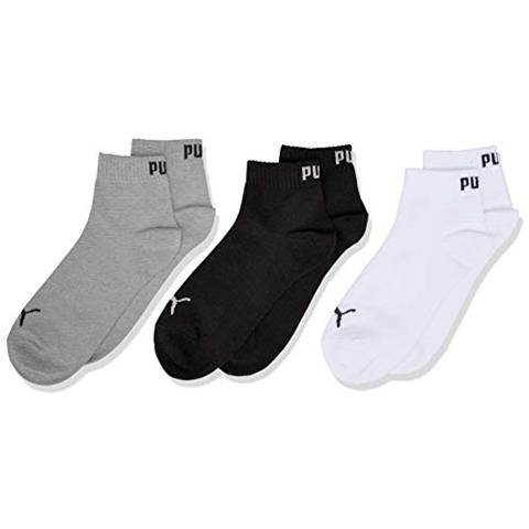 Quarter 3p Sport, Grigio (grey / white / black 803), Unica (taglia Produttore: 27/30) (pacco Da 3) Bambino - Foto 1