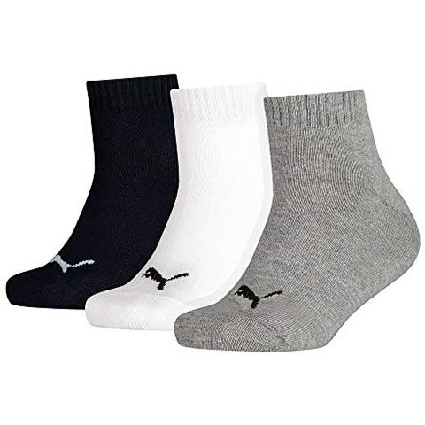 Quarter 3p Sport, Grigio (grey / white / black 803), Unica (taglia Produttore: 27/30) (pacco Da 3) Bambino - Foto 2