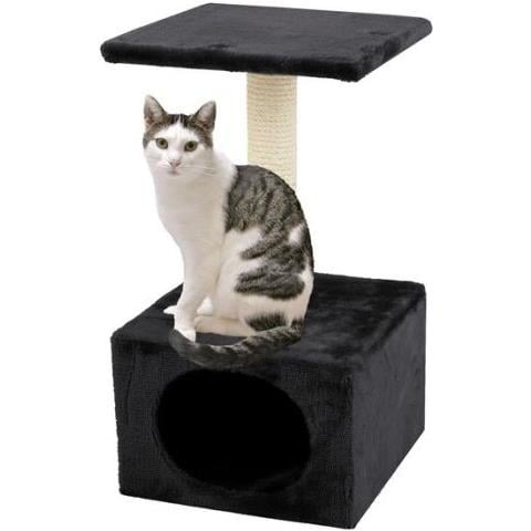 Tiragraffi Gatto Nero Ametista 30x30x55cm - Foto 1
