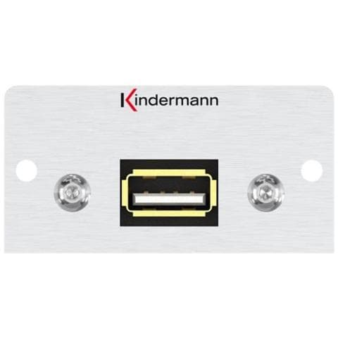 Konnect 50 Alu - Modulares Faceplate-snap-in - Usb 2.0 Type A - Foto 1