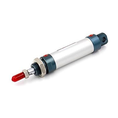Pneumatico Sottile Cilindro Dellaria Mal 20-50 Pt1 8 Porte 20 Mm (08) Bore 50mm (2) Corsa Doppio Effetto - Foto 2