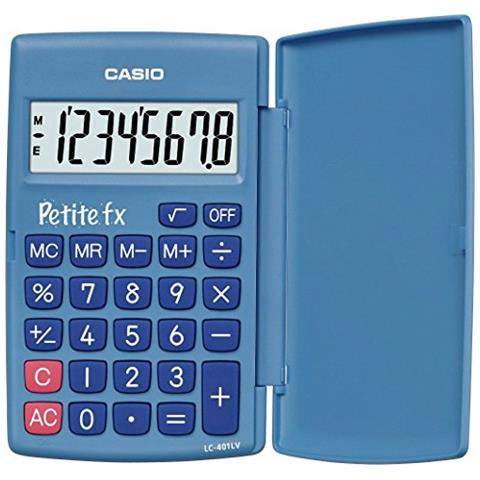 Petite FX, Tasca, Basic calculator, Blu, Plastica, Square root, Percent - Foto 1